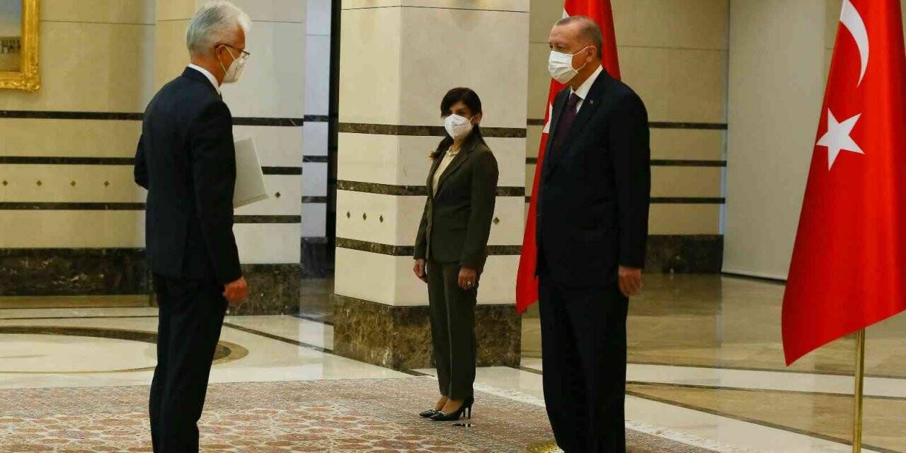 Cumhurbaşkanı Erdoğan, Litvanya Büyükelçisi Degutis’i kabul etti