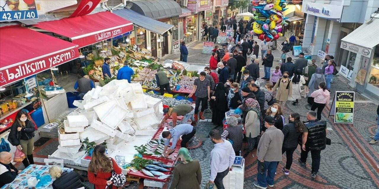 Edirne'de 5 liraya düşen hamsiye vatandaşlar yoğun ilgi gösterdi