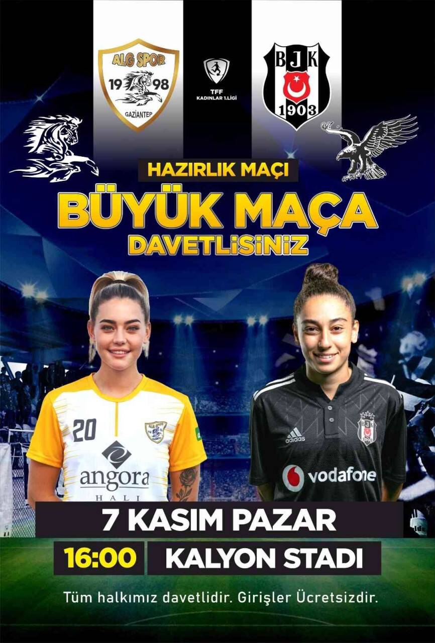 ALG Spor hazırlık maçında Beşiktaş’ı konuk edecek