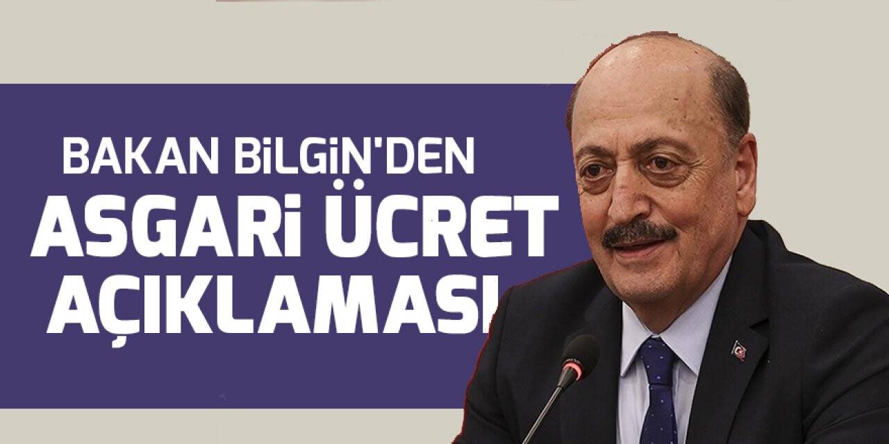 Vedat Bilgin'den asgari ücret açıklaması: Ciddi bir sorumlulukla karşı karşıyayız