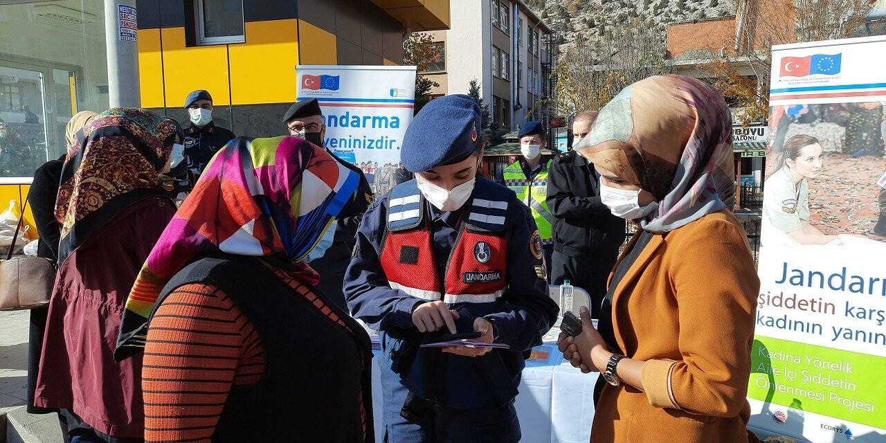Bozkır'da 'Kadına Yönelik Aile İçi Şiddetin Önlenmesi Projesi' etkinliği düzenlendi