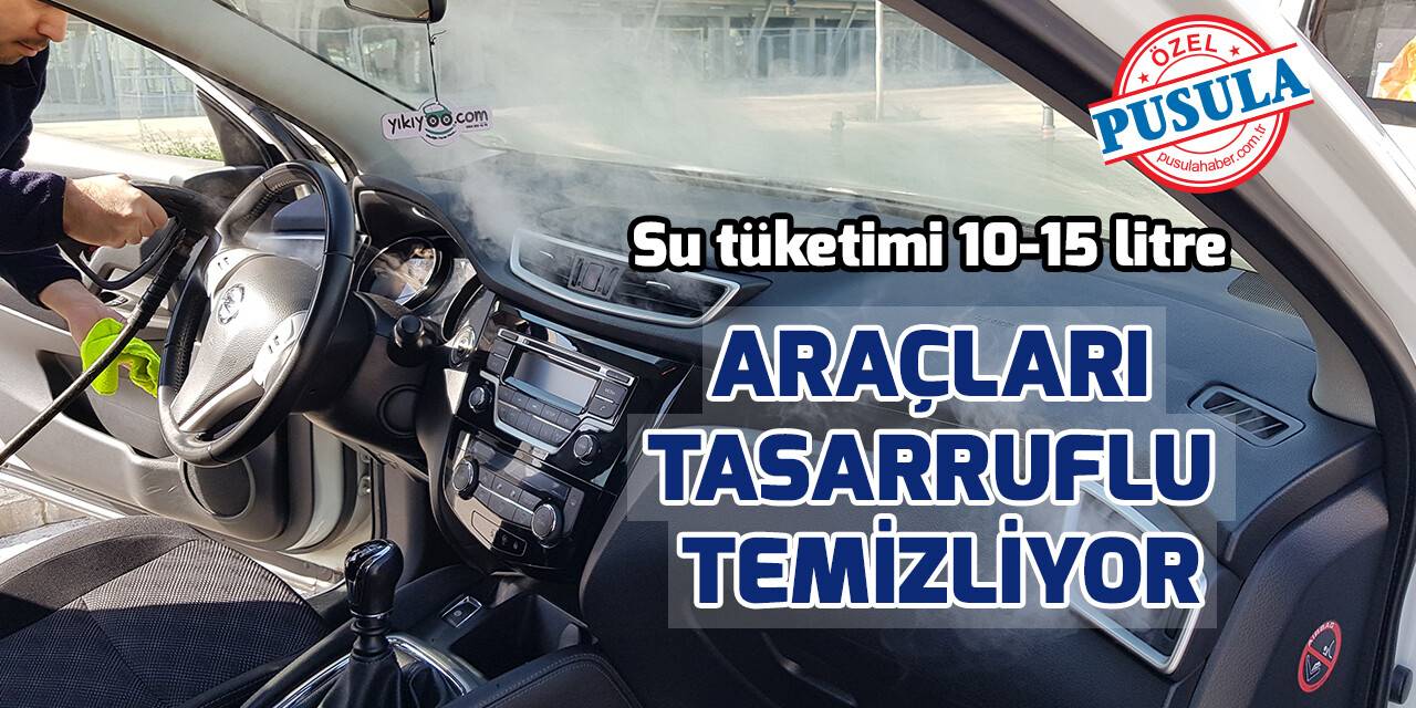 Araçları tasarruflu temizliyor