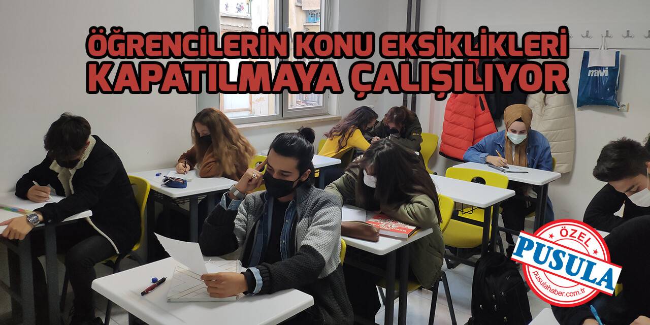 Öğrencilerin konu eksiklikleri kapatılmaya çalışılıyor