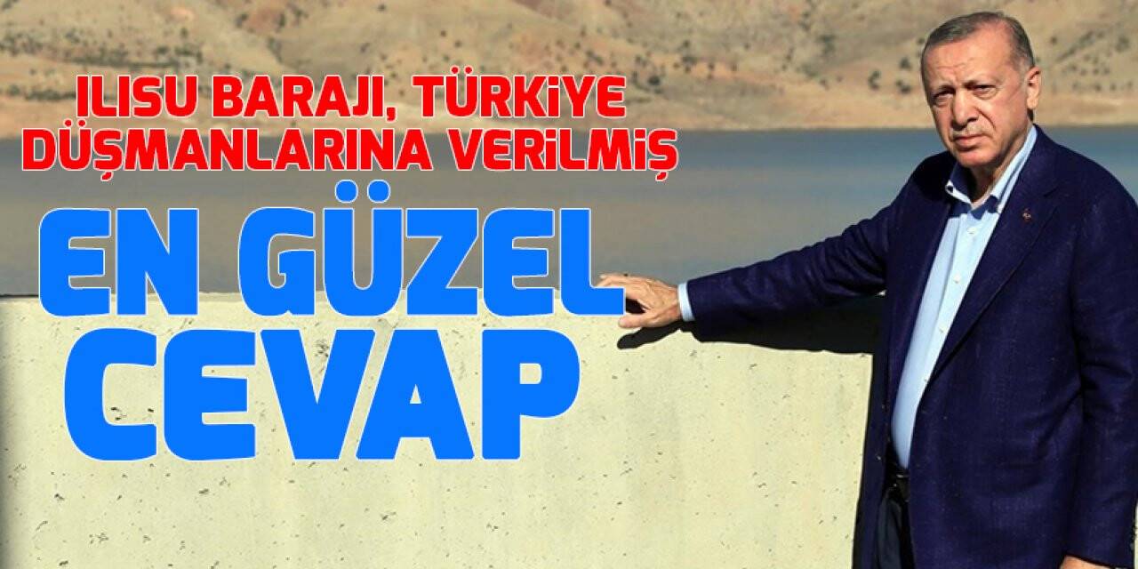 Cumhurbaşkanı Erdoğan: Ilısu Barajı, Türkiye düşmanlarına verilmiş en güzel cevap
