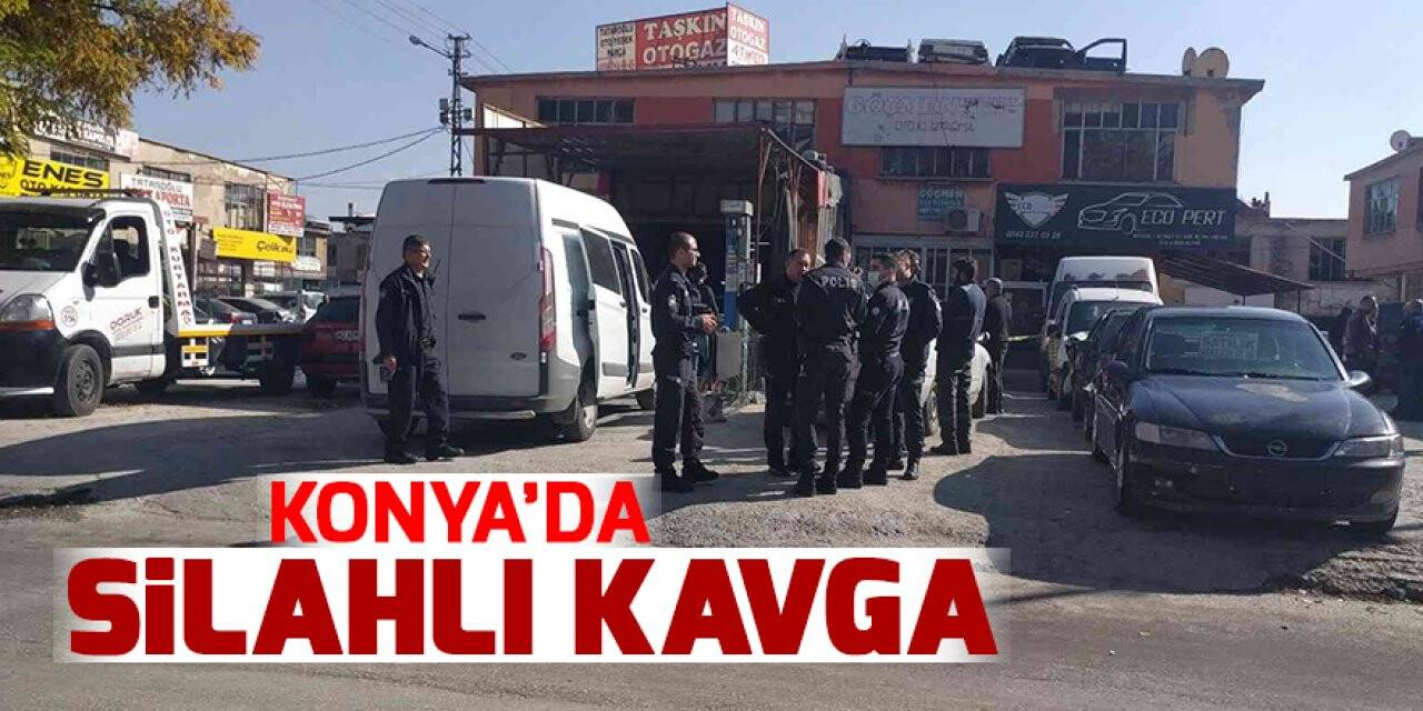 Konya’da silahlı kavga: 1 yaralı