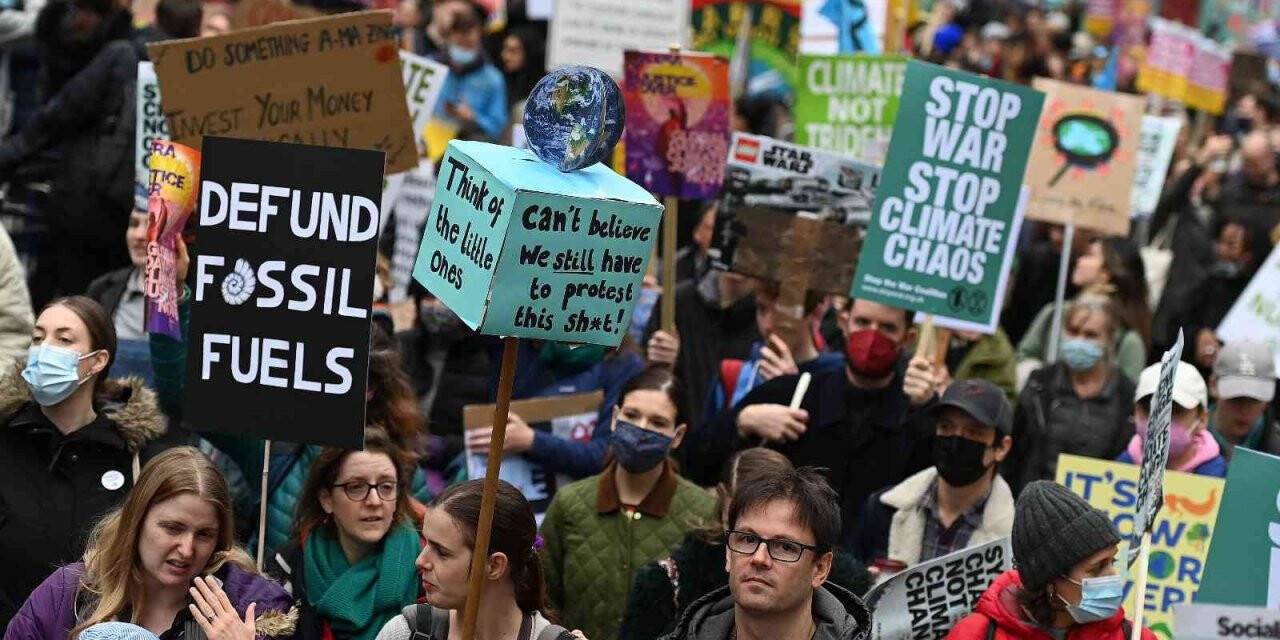 Londra’da iklim protestosu