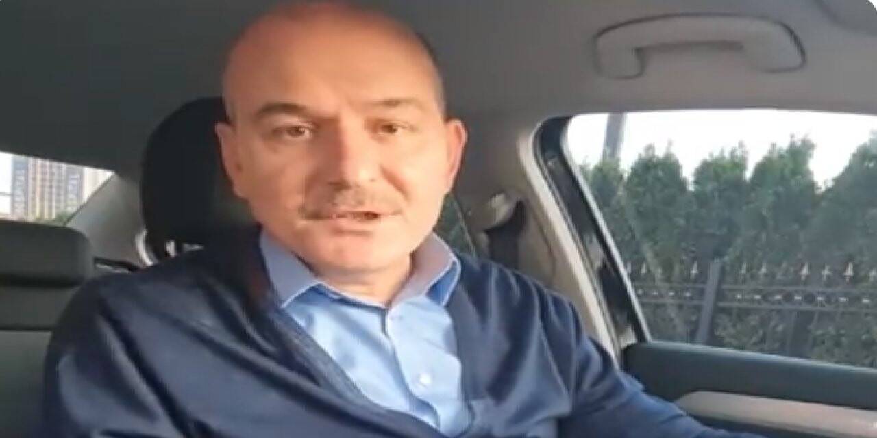 Bakan Soylu, "Bi Hareketine Bakar Hayat" kampanyası için direksiyon başına geçti