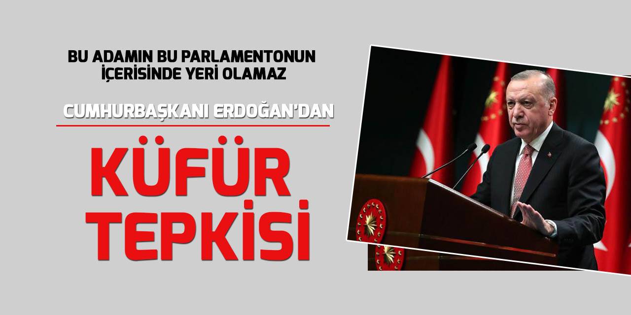 Erdoğan: Şehit ailesine küfretmesi, yenilir yutulur değil