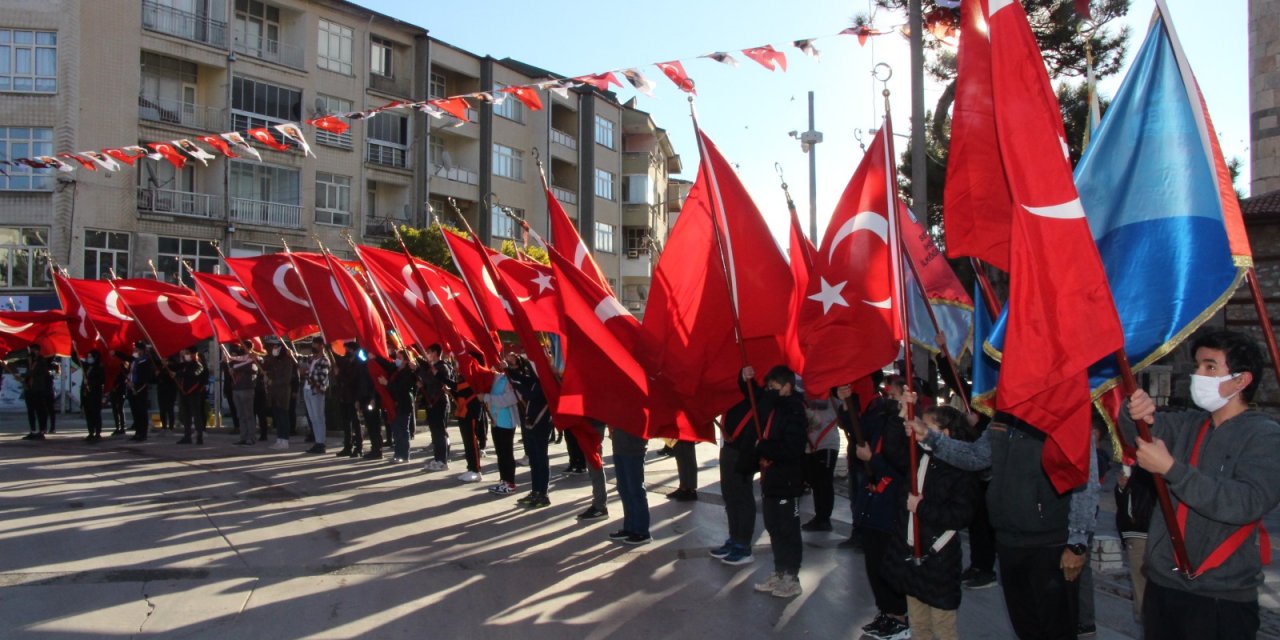 Konya'nın ilçelerinde 10 Kasım törenleri yapıldı