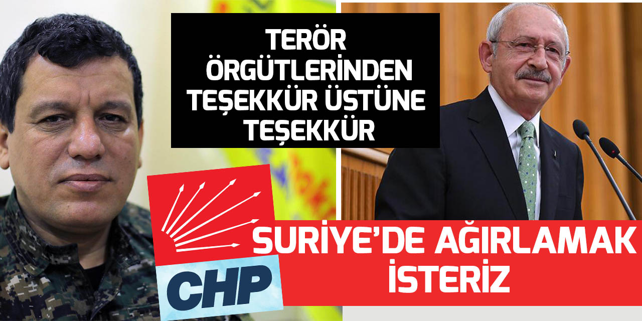 Terör örgütü YPG/PKK, CHP'yi Suriye'de ağırlamak istiyor