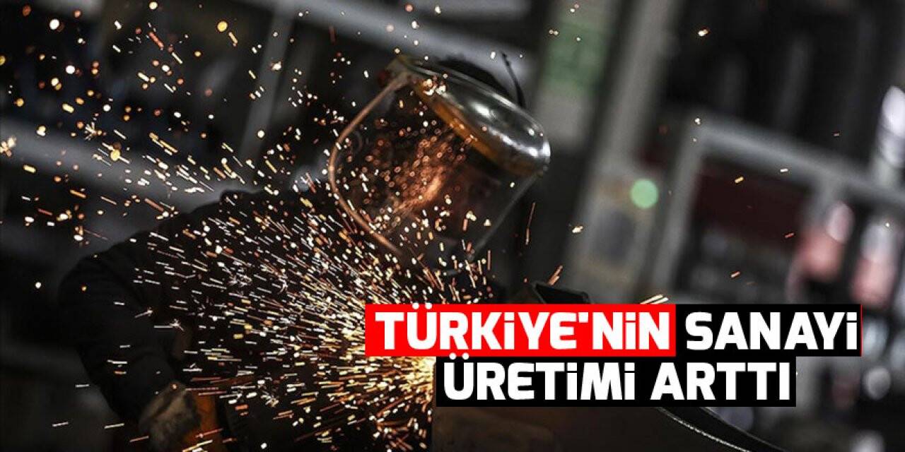 Sanayi üretimi yıllık bazda yüzde 8,9 arttı