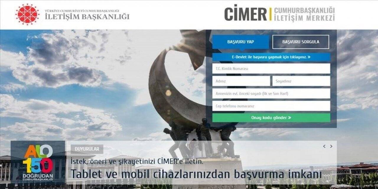 CİMER'de ülke yönetimine katılımı artıracak yeni uygulama