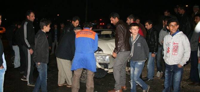 Hemzemin geçitte kaza: 1 yaralı