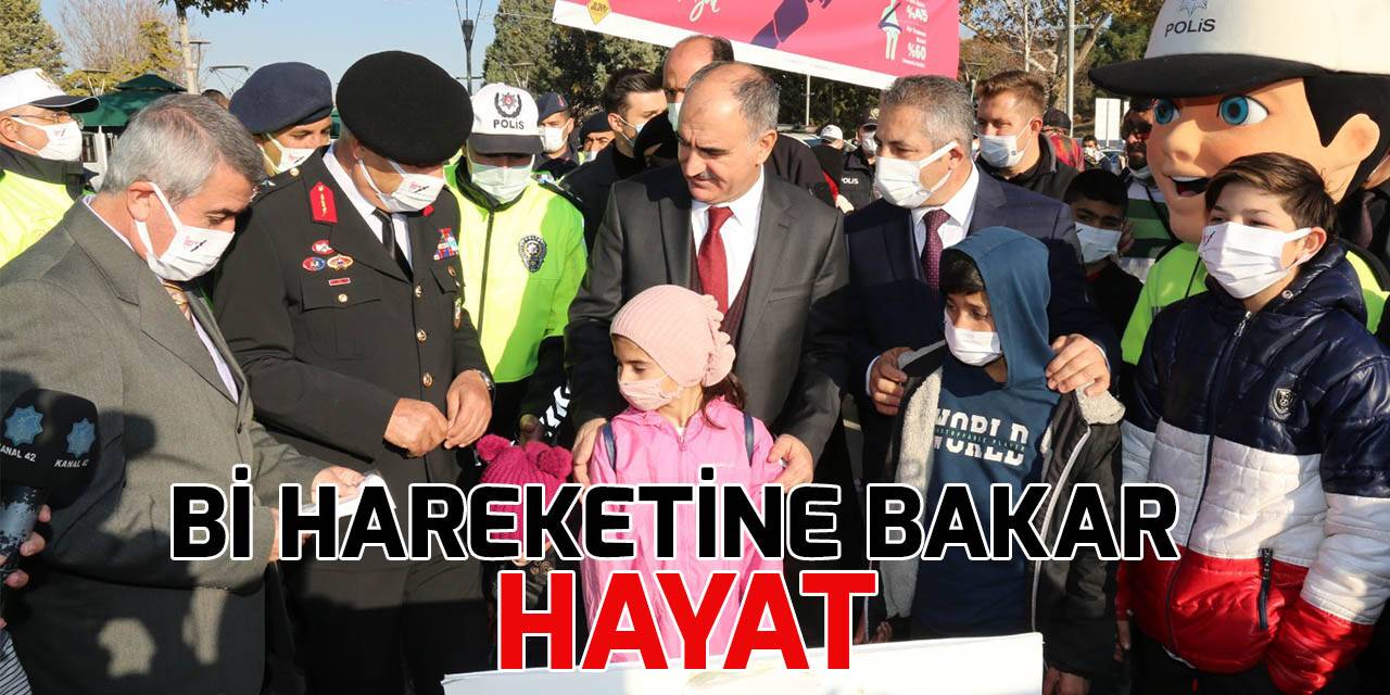 "Bi Hareketine Bakar Hayat” kampanyası Konya’da başladı