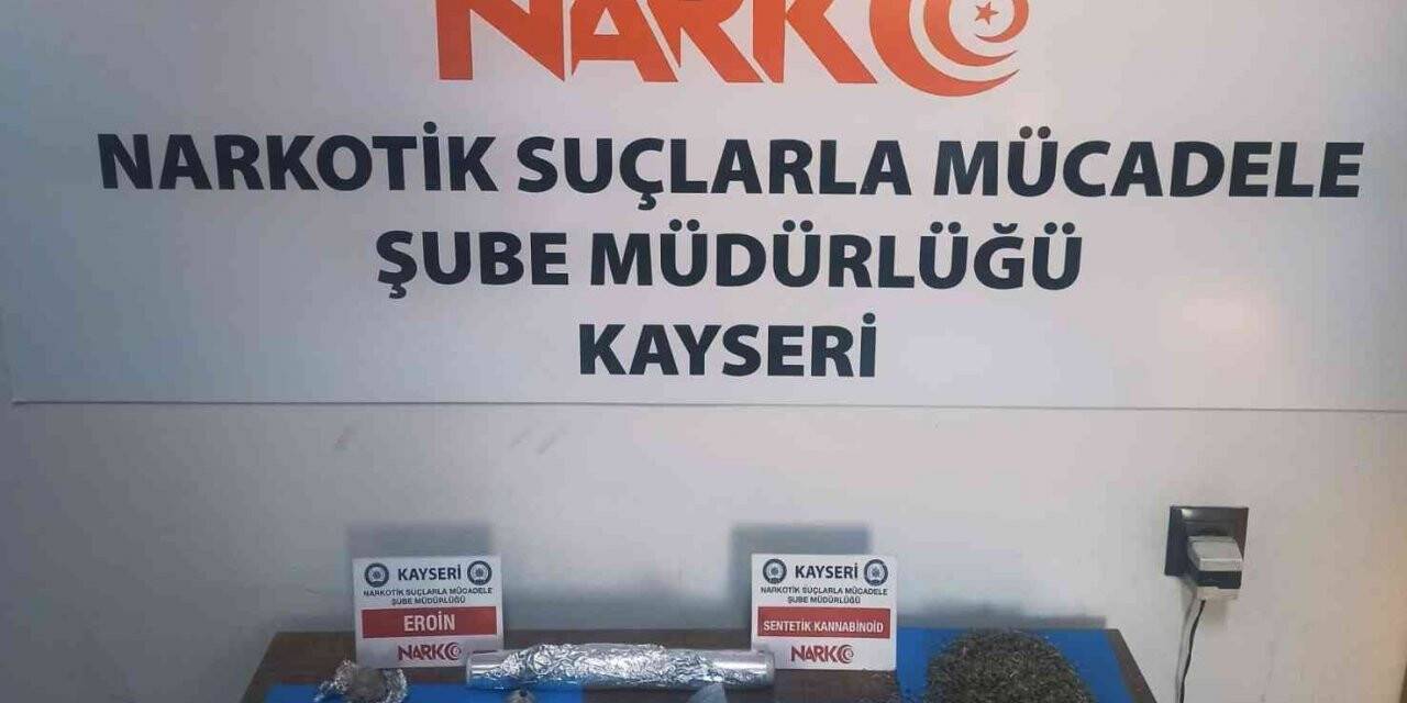 Kayseri’de uyuşturucu operasyonu: 4 gözaltı