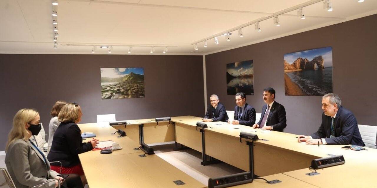 Çevre, Şehircilik ve İklim Değişikliği Bakanı Kurum, Glasgow’da çok sayıda ikili görüşme gerçekleştirdi
