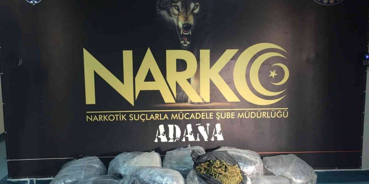 Sebze kasası arasında 99 kilo 450 gram esrar ele geçirildi