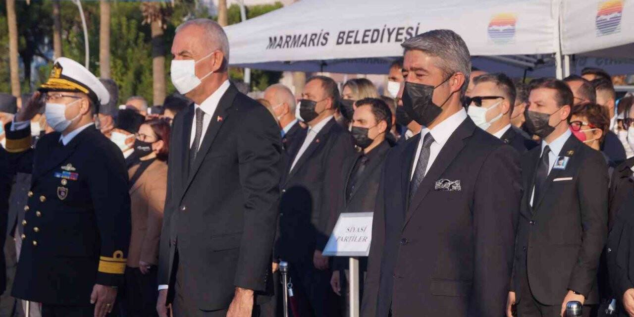 Atatürk, Marmaris’te anıldı