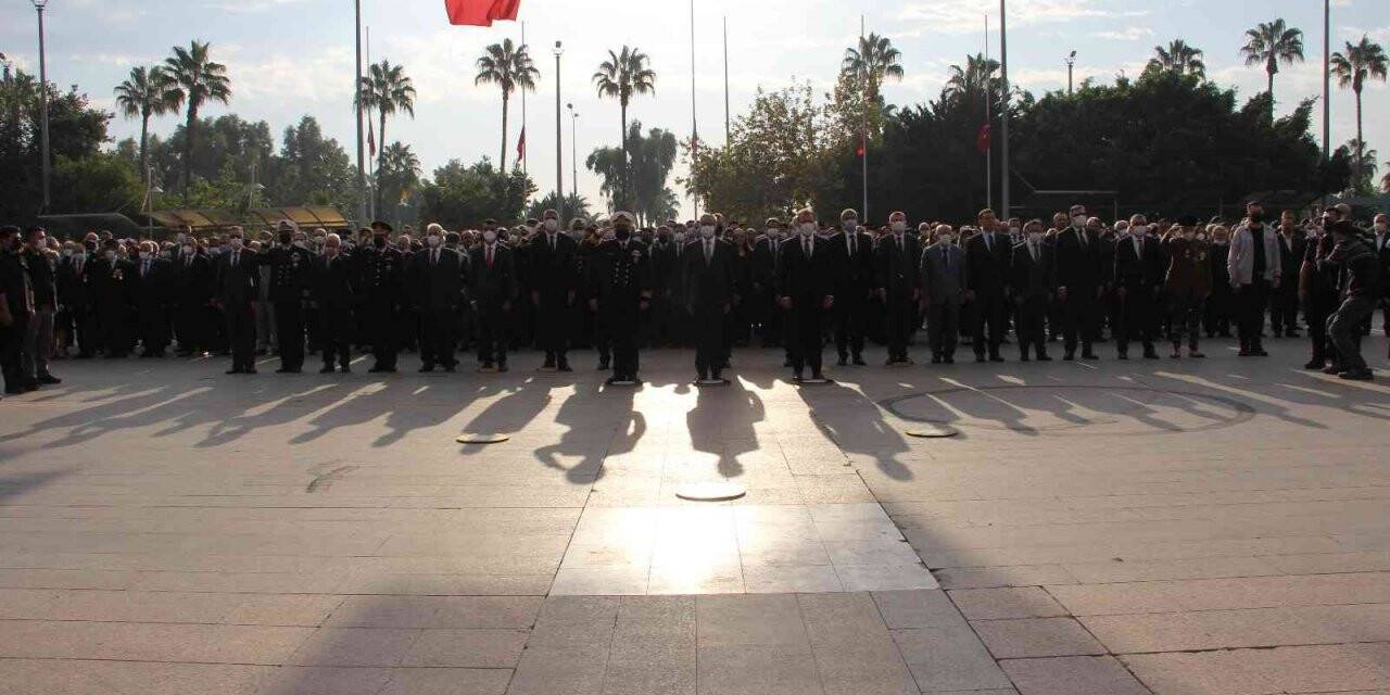 Atatürk, Mersin’de törenlerle anıldı