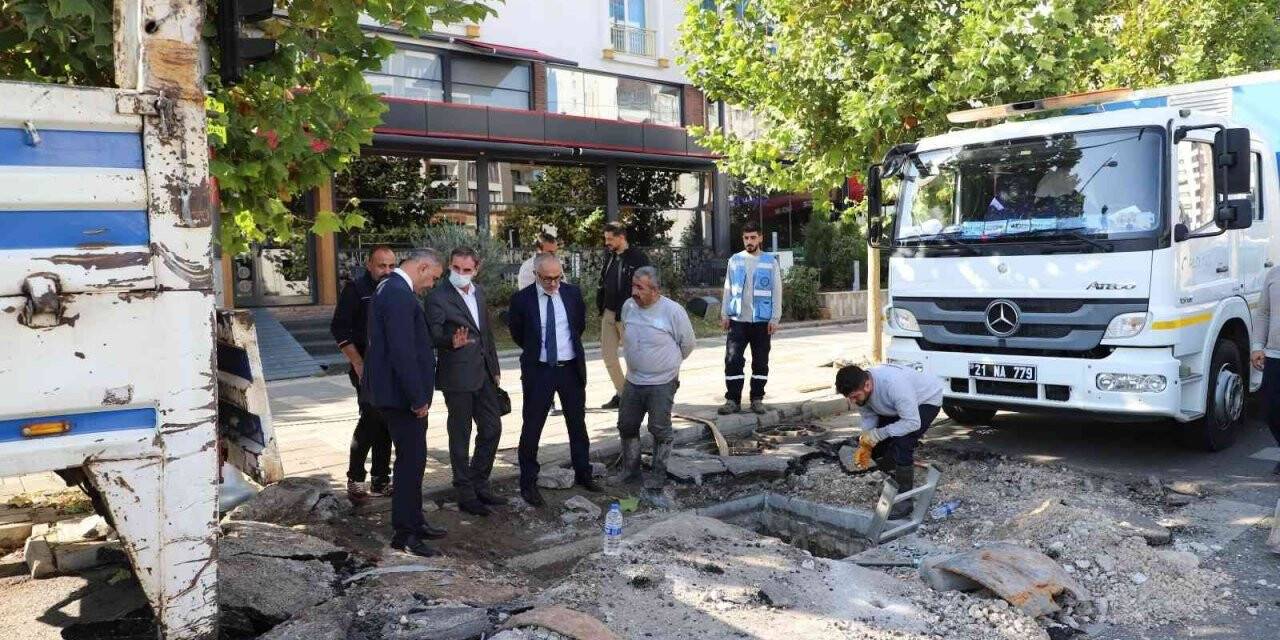 DİSKİ su depoları arası iletim hattında oluşan arızaya giderdi