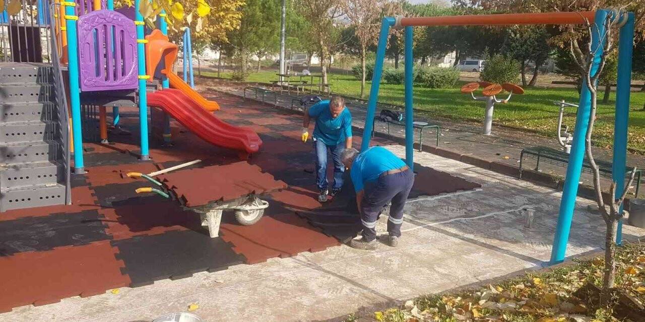 Başiskele’de çocuk parkları yenileniyor