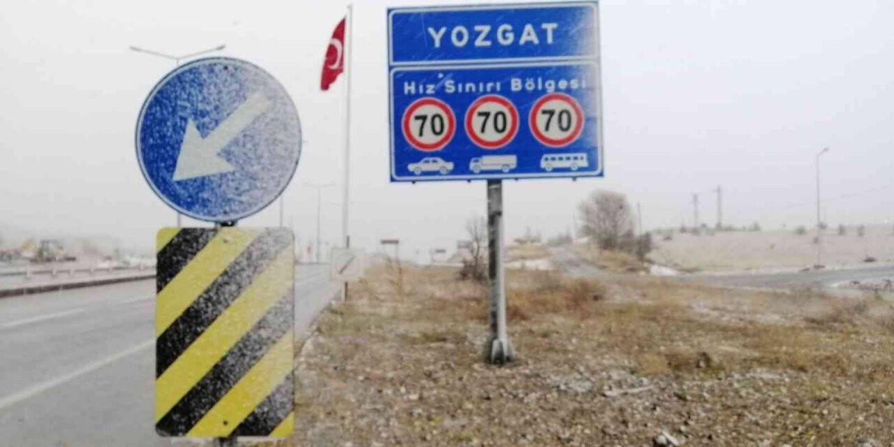 Yozgat’a mevsimin ilk karı yağdı
