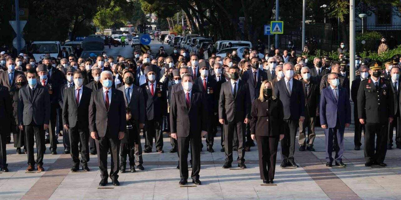 Muğla’da 10 Kasım Atatürk’ü anma töreni gerçekleştirildi