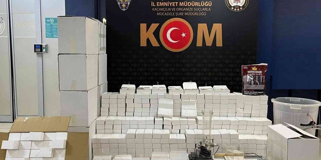 Çankırı’da kaçak tütün operasyonu: Binlerce makaron ele geçirildi