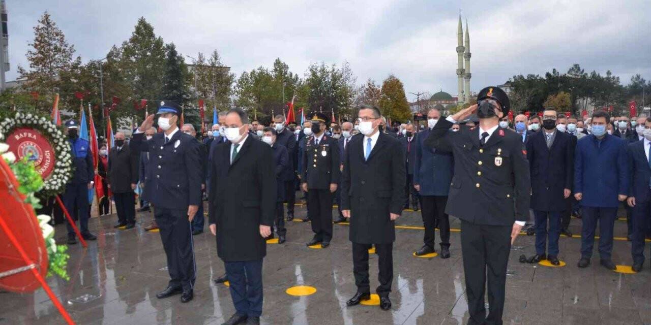 Bafra’da 10 Kasım Atatürk’ü anma töreni