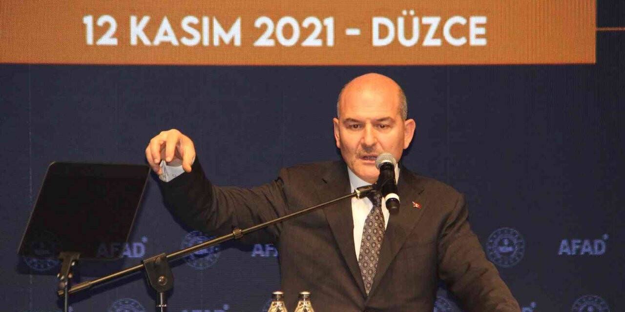 İçişleri Bakanı Soylu: Afetlerde 2 yeni çalışma başlatıyoruz