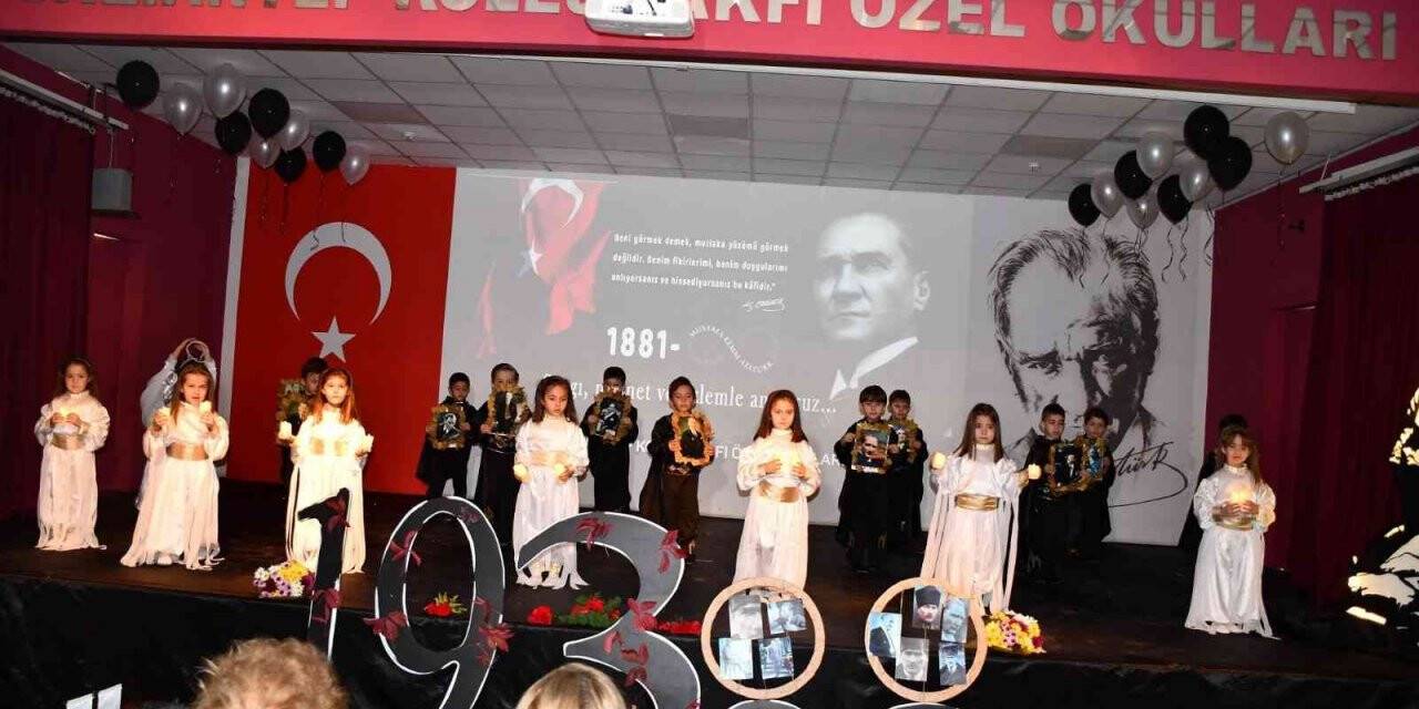 Gaziantep Kolej Vakfı’nda hüzünlü 10 Kasım