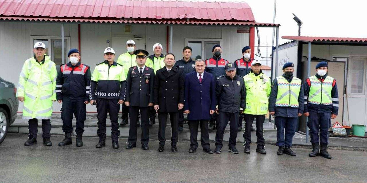 Develi protokolünden güvenlik noktasına ziyaret