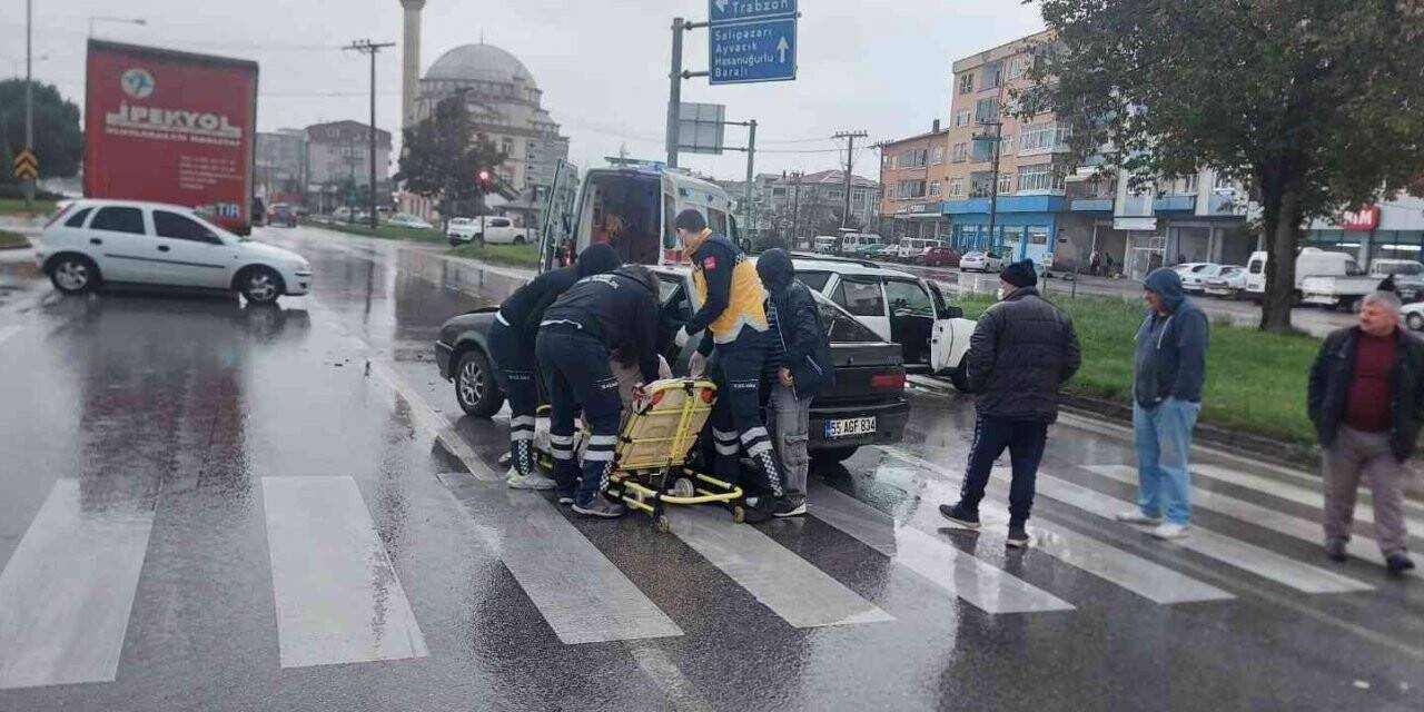 Çarşamba’da Kaza: 1 yaralı