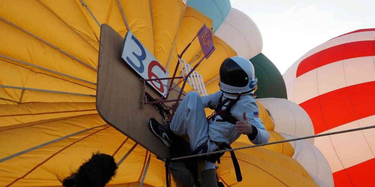 Fransa’da sıcak hava balonunda dünya rekoru