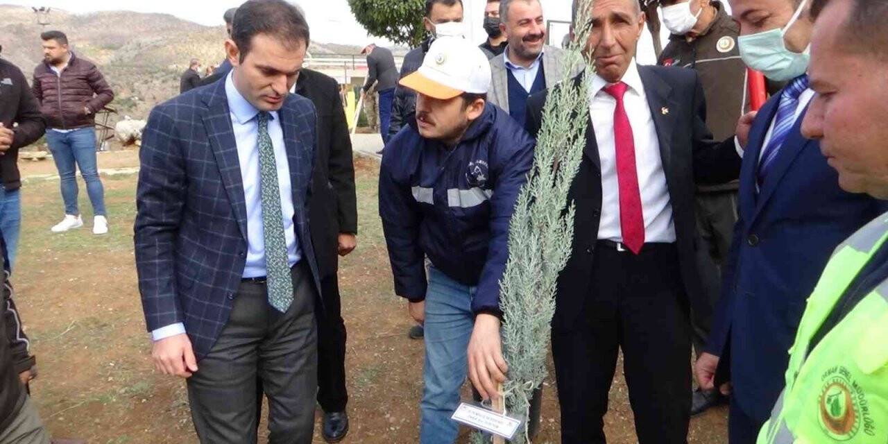 Batman’da dikilen fidanlara 15 Temmuz şehitlerinin isimleri verildi