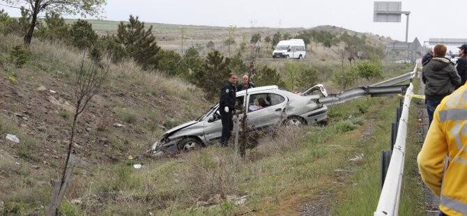 Ankara'da trafik kazası: 1 ölü