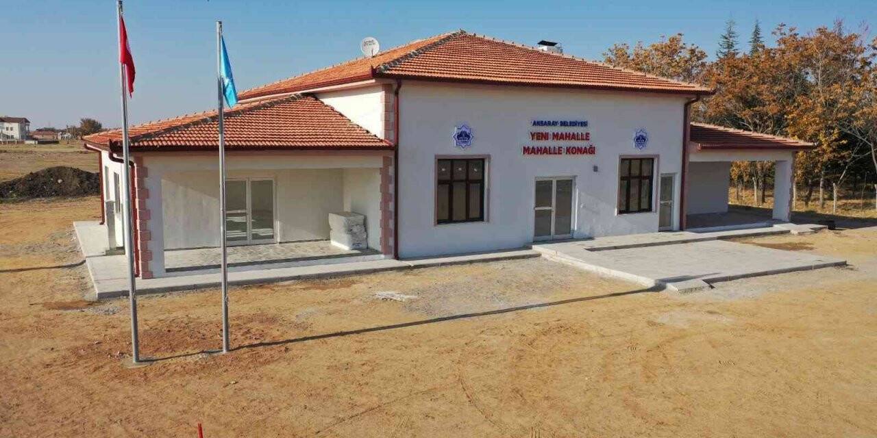 Aksaray’da bir mahalle konağının daha inşaatı tamamlandı