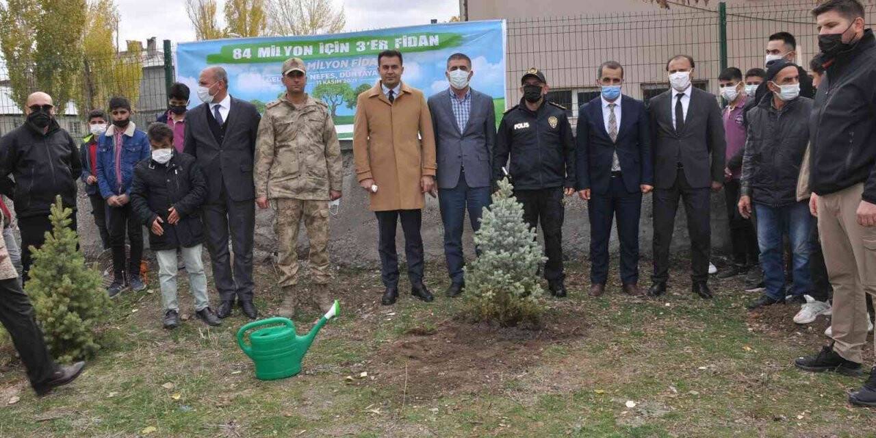 Bulanık’ta fidan dikimi