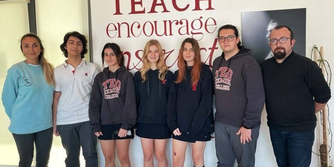 TED İzmir Koleji öğrencilerine uluslararası birincilik ödülü
