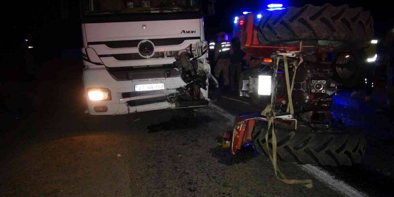 Malatya’da tır traktöre çarptı: 1 ölü