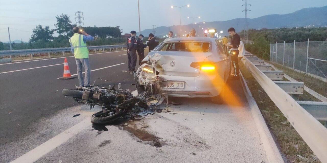 Motosiklet kazasında ağır yaralanan genç 9 gün sonra hayatını kaybetti