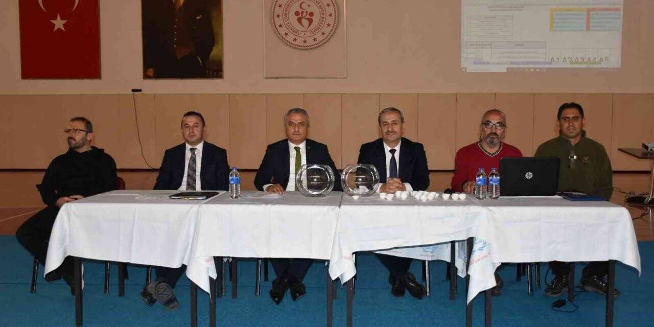 Karabük’te okul sporları fikstür çekimleri yapıldı