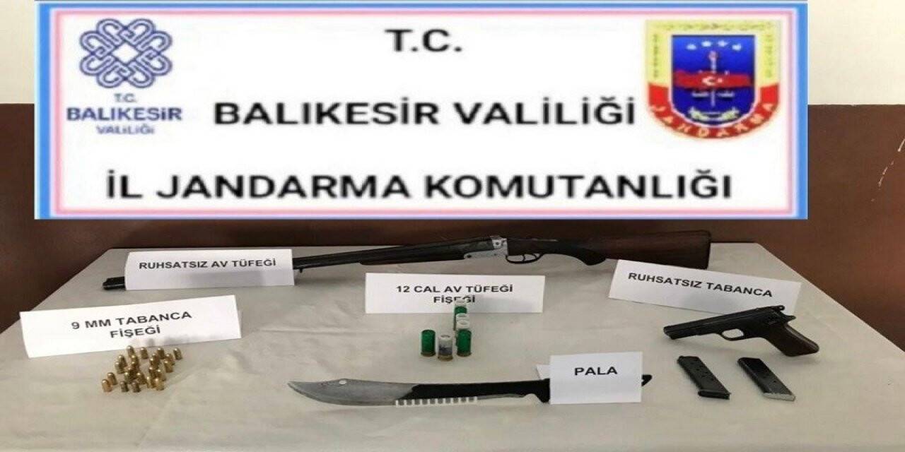 Balıkesir’de jandarmadan 24 şahsa ’Huzur’ operasyonu