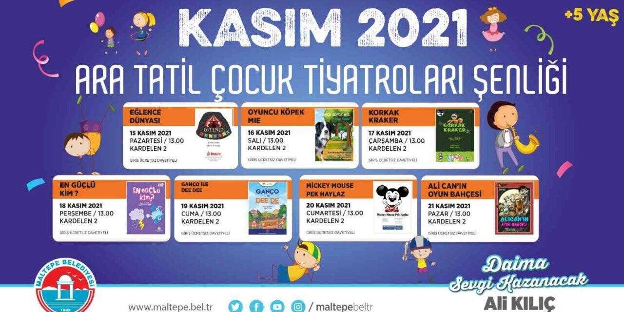 Maltepeli çocuklara ara tatilde sürpriz etkinlik