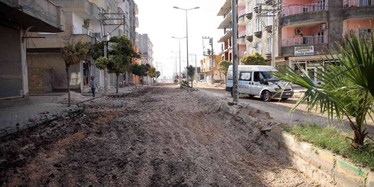 Kızıltepe’nin modern yollara kavuşması için çalışmalar hızla devam ediyor
