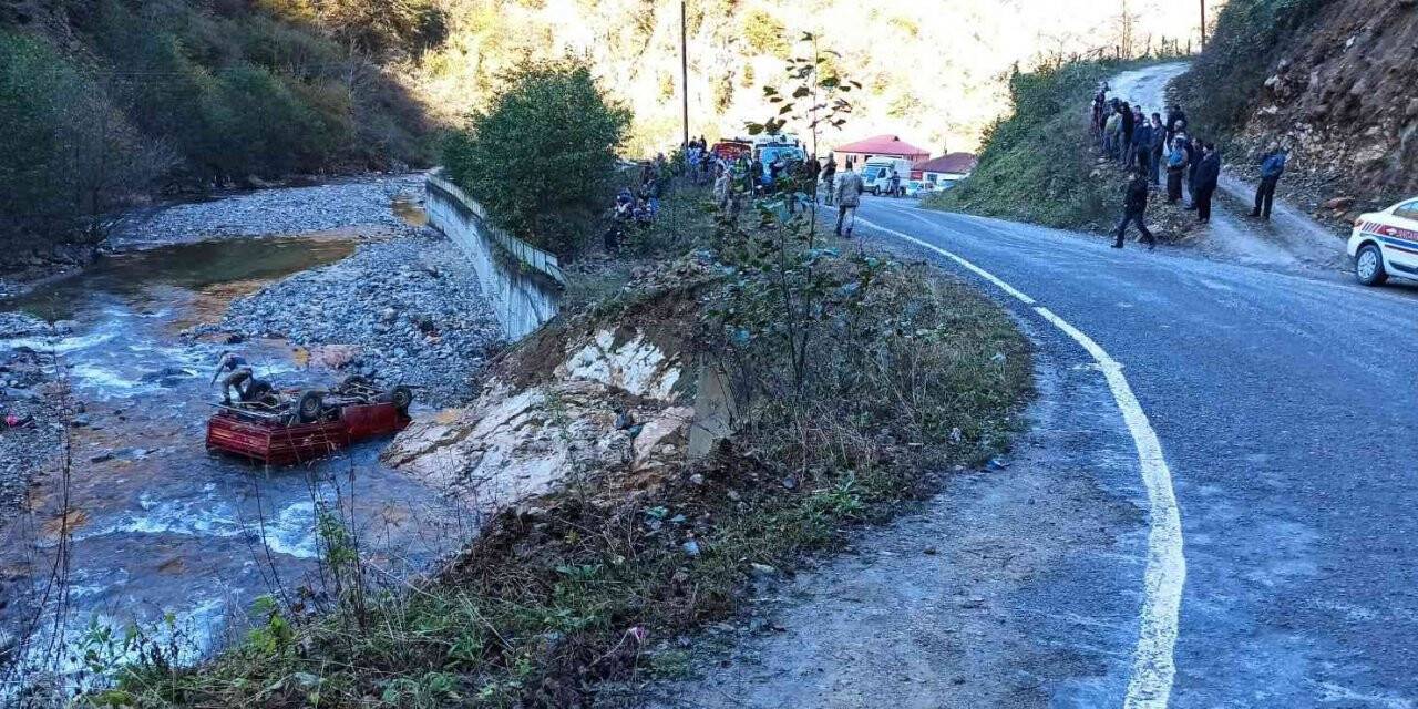 Giresun’da trafik kazası: 1 ölü, 1 yaralı