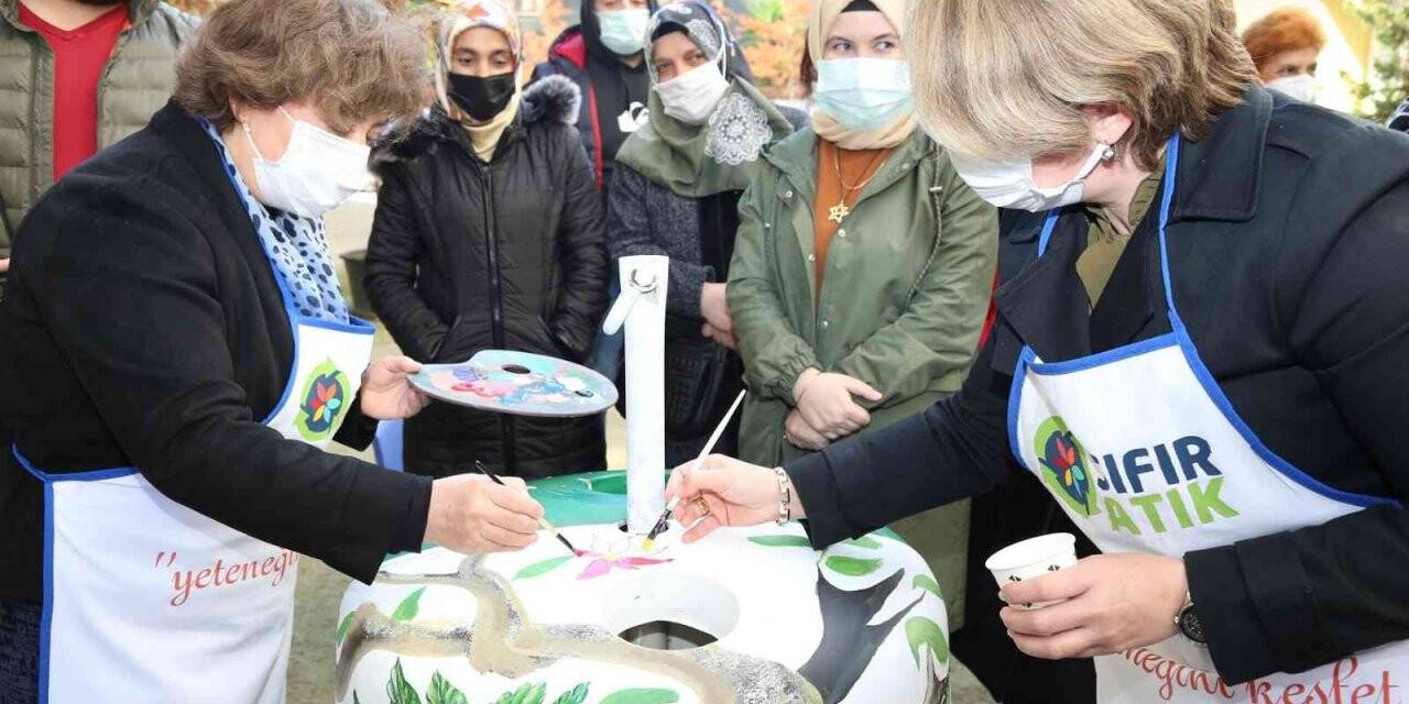 Cam atma kumbaraları renklendirildi