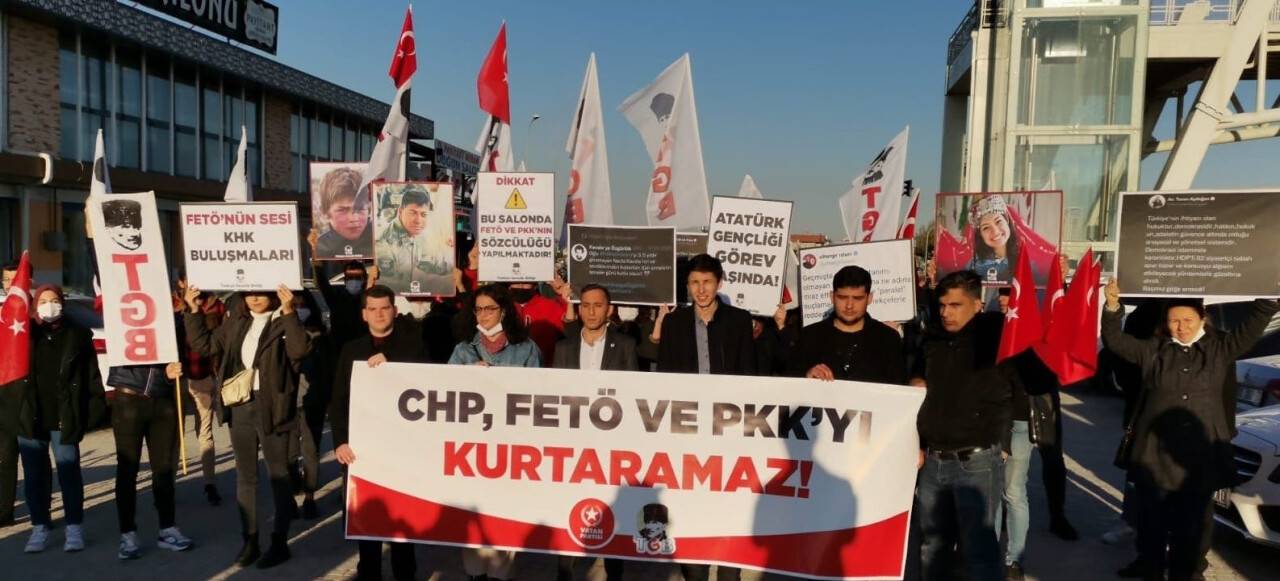 Konya'da TGB’lilerden CHP'ye tepki