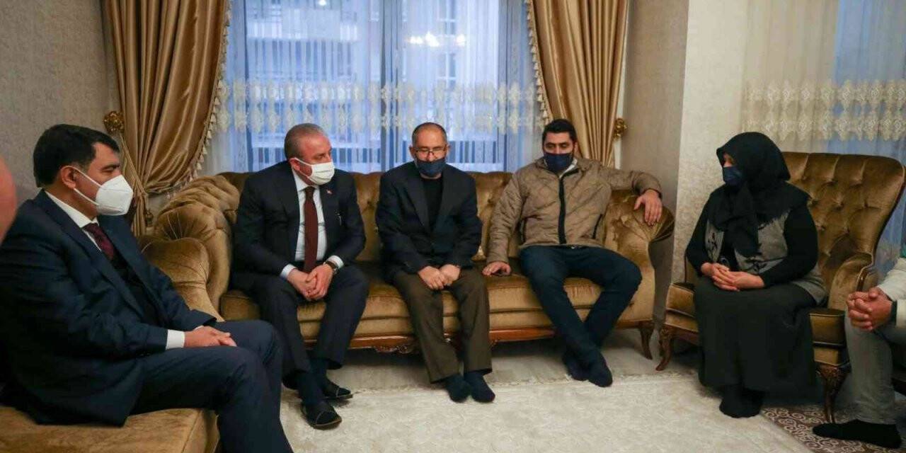 TBMM Başkanı Şentop’tan Başak Cengiz’in ailesine taziye ziyareti