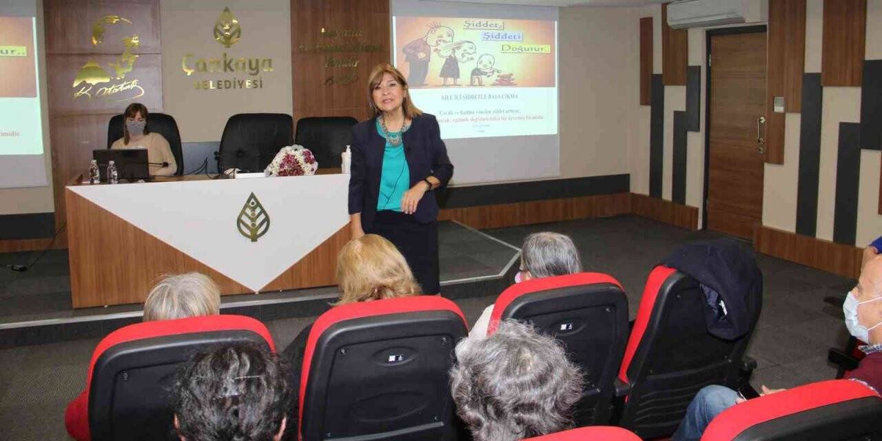 Çankaya’dan aile içi şiddetle başa çıkma semineri